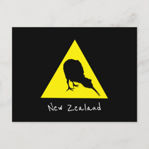 Aotearoa & Kiwi Bird, Nocturnal New Zealand Reis Briefkaart