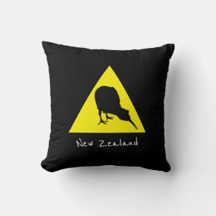 Aotearoa & Kiwi Bird, Nocturnal New Zealand Reis Kussen