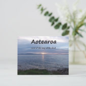 Aotearoa Land van de Long White Cloud Briefkaart (Staand voorkant)