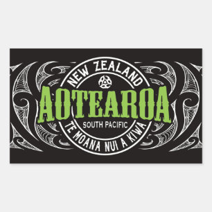Aotearoa Lifer Moko Rechthoekige Sticker