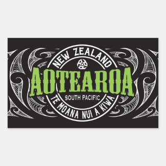 Aotearoa Lifer Moko Rechthoekige Sticker