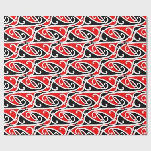 Aotearoa Maori Cadeaupapier (Vlak)