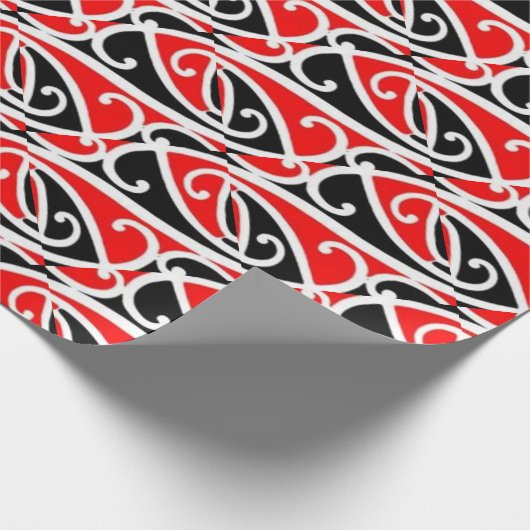 Aotearoa Maori Cadeaupapier (Hoek)