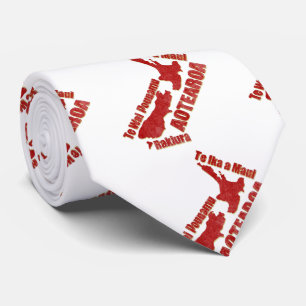 Aotearoa Maori Place Names Stropdas