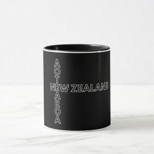 Aotearoa New Zealand, Black and White NZ Pattern Mok