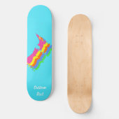 Aotearoa New Zealand Country, NZ Kiwiana, Custom Persoonlijk Skateboard (Voorkant)