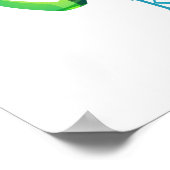 Aotearoa New Zealand Koru - Green Poster (Hoek)