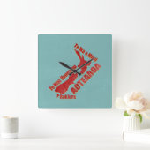 Aotearoa New Zealand Map Vierkante Klok (Huis)