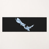 AOTEAROA NZ COUNTRY ISLANDS MAORI NAMEN KIWI YOGAMAT (Voorkant (horizontaal))