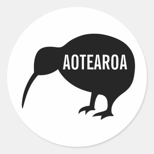 Aotearoa Ronde Sticker (Voorkant)