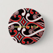 aotearoa tribe maori design ronde button 5,7 cm (Voorkant)