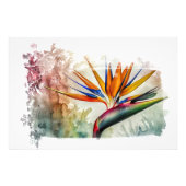 *~* AP10 Paradijsvogelschilderij #18 Foto Afdruk (Voorkant)