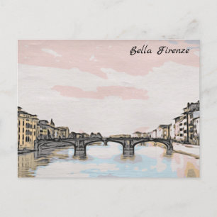 ** AP12 Bridge Firenze Florence Italië Italiaans Briefkaart