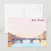 ** AP12 Bridge Firenze Italië Florence Italiaans Briefkaart (Voorkant / Achterkant)