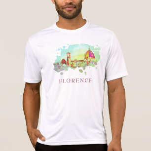 ** AP12 Firenze Florence Panorama Italië Italië T-shirt