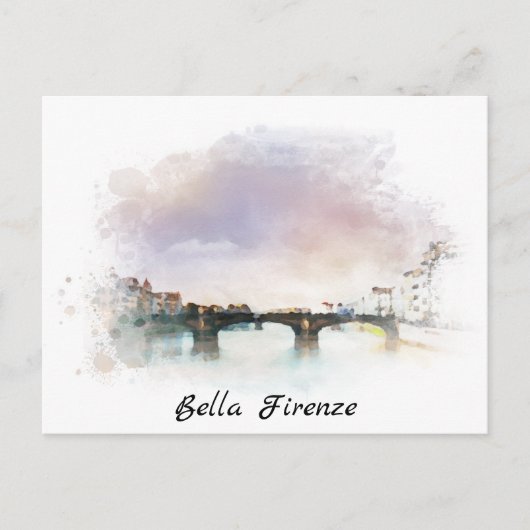 ** AP12 Firenze Italia Florence Italiaanse taal Briefkaart (Voorkant)