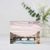 ** AP12 Firenze Italy Florence Italiaanse taal Briefkaart (Staand voorkant)