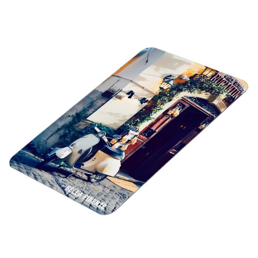 * AP12 Italia Scooter Florence Italy Cobblestone Magneet (Linkerzijde)