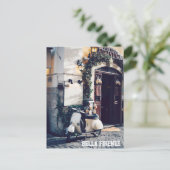 ** AP12 Italië Florence Italiaanse Cobblestone Sco Briefkaart (Staand voorkant)