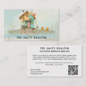 *~* AP13 5 REALATOR Beach Rentals B&B Inb Busine Visitekaartje (Voorkant / Achterkant)