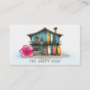 *~* AP13 5 Whimsical Zee Beach Kustsurfplank Visitekaartje