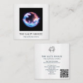 ** AP13 Beach Wave Restaurant Country Club 98 Vierkante Visitekaartje (Voorkant / Achterkant)