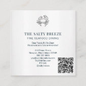 ** AP13 Beach Wave Restaurant Country Club 98 Vierkante Visitekaartje (Achterkant)