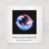 ** AP13 Beach Wave Restaurant Country Club 98 Vierkante Visitekaartje (Voorkant)