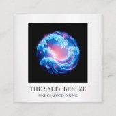 ** AP13 Beach Wave Spa Massage Reiki Yoga 107 Vierkante Visitekaartje (Voorkant)