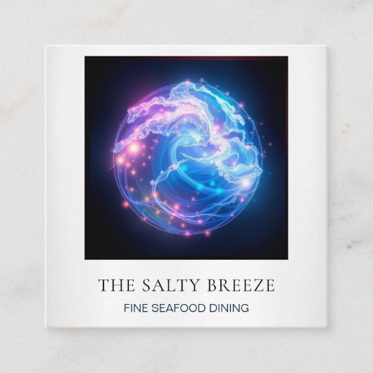 *~* AP13 Waterfront Realtor Manager agent 99 Vierkante Visitekaartje (Voorkant)