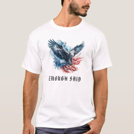*~* AP16 Amerikaanse Vlag.. USA Bald Detail EAGLE T-shirt
