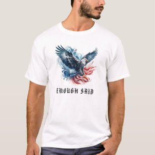 *~* AP16 Amerikaanse Vlag.. USA Bald Detail EAGLE T-shirt