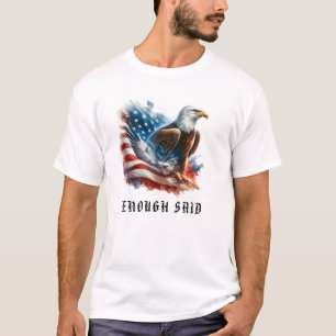 *~* AP16 Amerikaanse Vlag USA Kale EAGLE Detail T-shirt