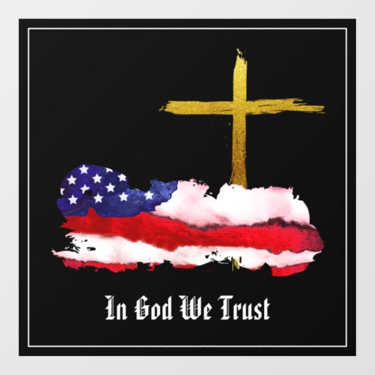*~* AP16 Christelijke Patriot Eagle Flag Veteraan Raamsticker (Vel)