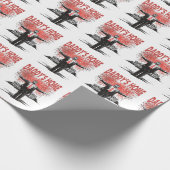 *~* AP16 Trump Daddy's Home MAGA White House Cadeaupapier (Hoek)