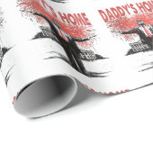 *~* AP16 Trump Daddy's Home MAGA White House Cadeaupapier (Rol Hoek)