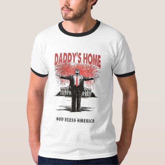 *~* AP16 - Trump Daddy's Home - USA Golf Towel T-shirt (Voorkant)