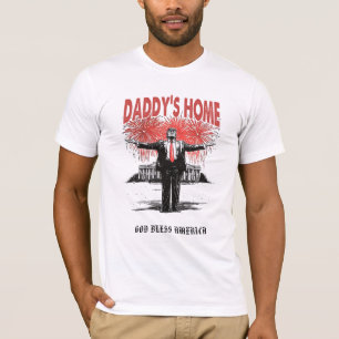 *~* AP16 - Trump Papa is thuis - USA Witte Huis T-shirt