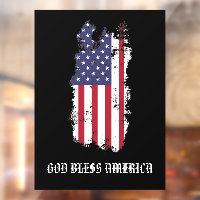 * AP16 USA Flag Grunge Patriotic God Bless America
