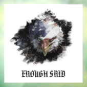 *~* AP16 Verenigde Staten vlag Amerikaans Bald ELG Raamsticker (Vel 3)