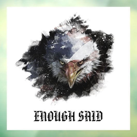 *~* AP16 Verenigde Staten vlag Amerikaans Bald ELG Raamsticker (Vel 3)