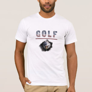 *~* AP16 Vlag Amerikaans GOLF ELGF-patriotticum T-shirt