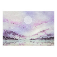 *~* AP19 PAARSE Abstracte Landschap Zon kunst