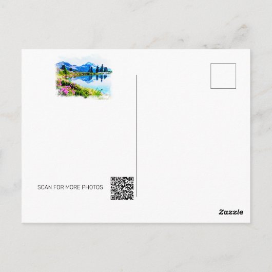 *~* AP19 QR Weddenschap Hartelijk dank voor de Nat Briefkaart (Achterkant)
