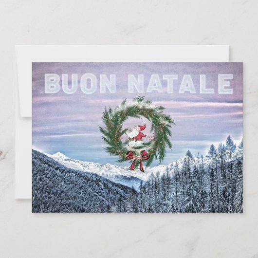 * AP20 BUON NATALE Italiaans kerstfeest Kaart (Voorkant)