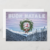 * AP20 BUON NATALE Italiaans kerstfeest Kaart (Voorkant / Achterkant)