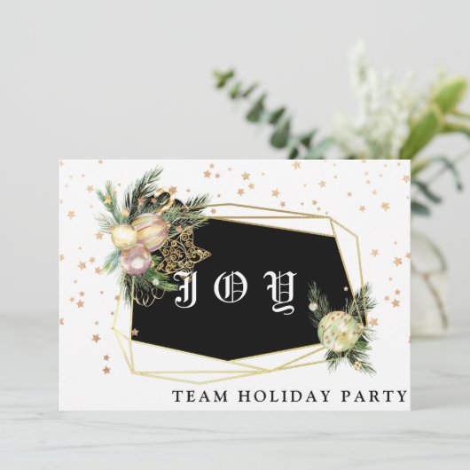 *~* AP20 Corporate Party Family HOLIDAY Kaart (Staand voorkant)