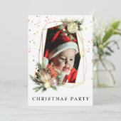 *~* AP20 Foto serie kerstfeest voor bedrijven Kaart (Staand voorkant)