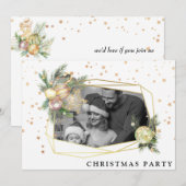 *~* AP20-serie zakelijke kerstfeestfoto Kaart (Voorkant / Achterkant)