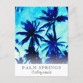 *~* AP25 Exotic Personalize Travel Palm Trees Briefkaart